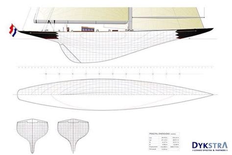 Linesplan J-class | Wooden boats, J class yacht, Yacht racing