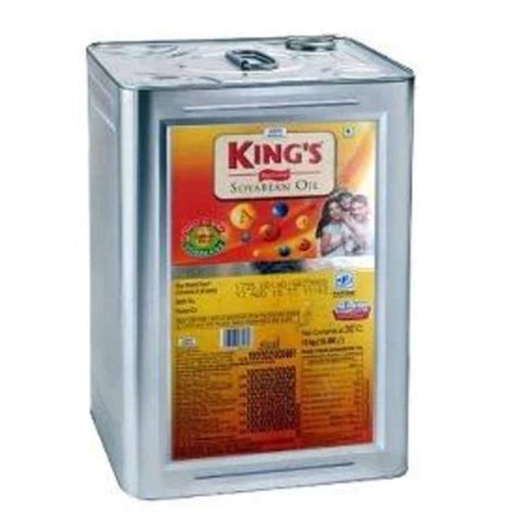 Kings Soyabean Oil Speciality Rich In Vitamin Packaging Type Tins