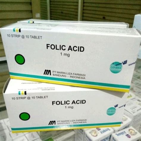 Jual FOLIC ACID 1mg Box 100 Tablet Di Lapak SALMA RH Bukalapak