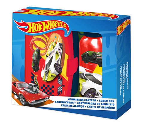 Hot Wheels szendvicsdoboz alumínium kulacs szett Gyerek