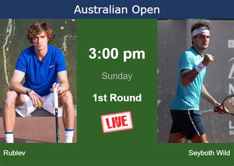 How To Watch Rublev Vs Seyboth Wild On Live Streaming At The