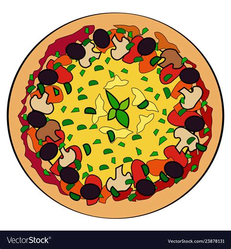 Pizza Royalty Free Vector Image - VectorStock