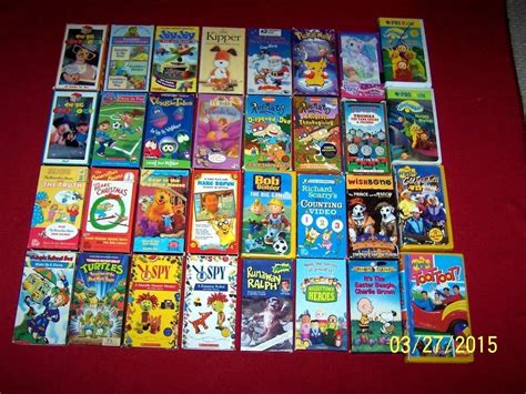 32 Kids Vhs Videoswigglesfranklini Spythomasteletubbiespbs