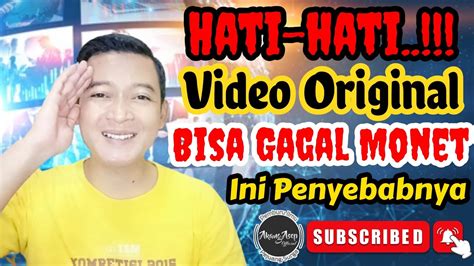 Video Original Gagal Monet Ternyata Ini Penyebabnya Youtube