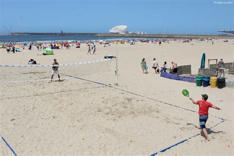 Praia De Matosinhos Porto Beach Tennis Philippe Guillot Flickr