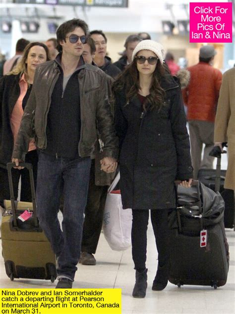 Ian Somerhalder And Nina Dobrev Pda — Couple Holds Hands In Toronto