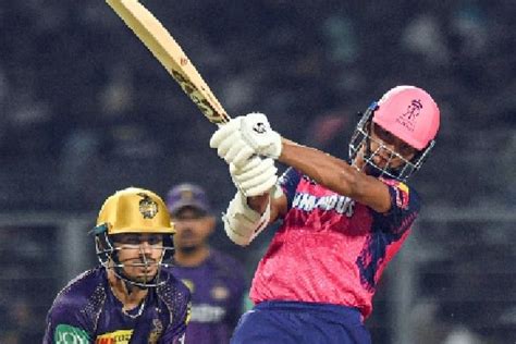 Rr Rr Vs Kkr Yashasvi Jaiswal Smashes Fastest Half Century