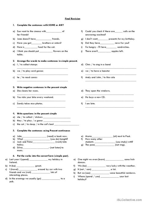 MamaLovePrint . Grade 1 English Worksheets . Basic Grammar (Can ... - Worksheets Library