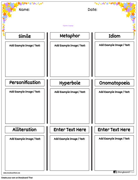 Figurativni Jezik 10 Boja Storyboard Od Strane Hr Examples