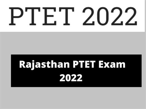 Rajasthan Ptet Exam Answer Key Expected To Be Released This Week