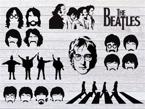 The Beatles Svg John Lennon George Harrison Paul Mccartney Svg Png