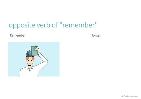 Opposite Verbs General Vocabulary English Esl Powerpoints