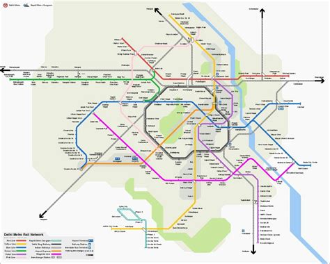 Delhi Metro Map Delhi Metro Metro Map Metro Route Map Images