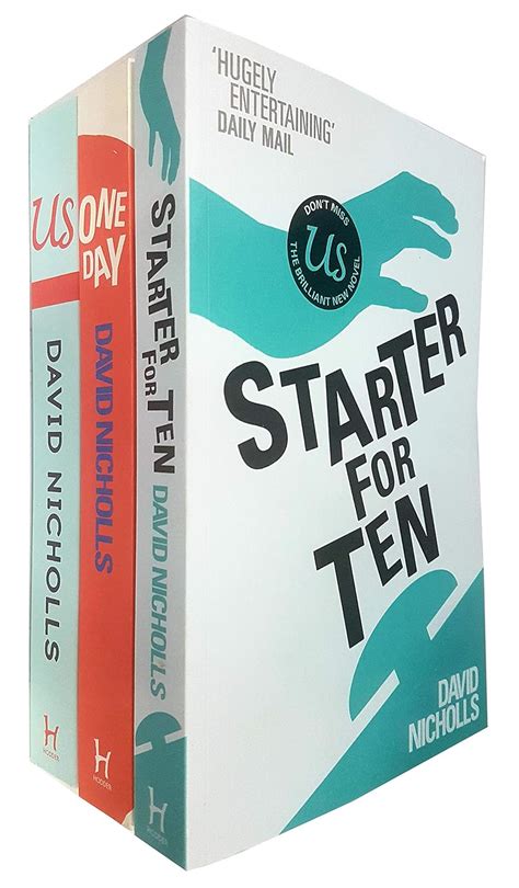 David Nicholls Collection Books Set Us Starter For Ten One Day