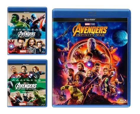 Avengers Trilogia Blu Ray Cuotas Sin Inter S