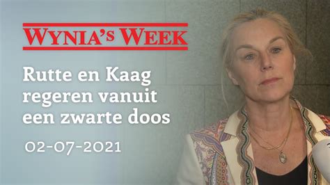 Wynias Week Rutte En Kaag Regeren Vanuit Een Zwarte Doos 2 7 2021