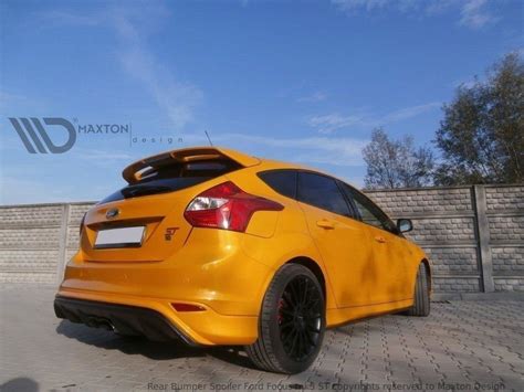 Rear Valance Ford Focus St Mk3 Rs Look Gloss Black Our Offer Ford