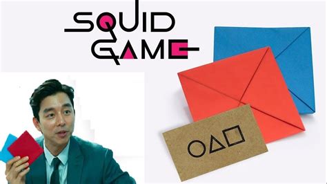 How To Make The Korean Flip Card From Squid Game Paper Ddakji How