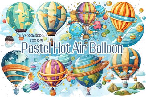 Pastel Hot Air Balloon 2761291