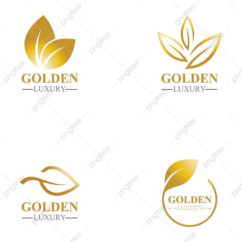 Golden Luxury Logo Vector Hd Images Golden Leaf Luxury Logo Icon