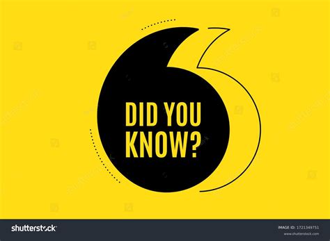 Did You Know Royalty Free Images Stock Photos And Pictures Shutterstock