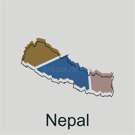 Map Outline Nepal Stock Illustrations 1 460 Map Outline Nepal Stock