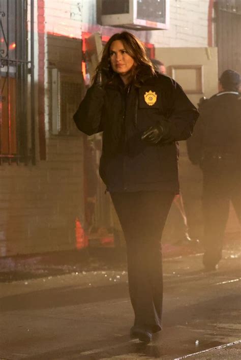 Mariska Hargitay And Kelli Giddish On The Set Of Law And Order Special