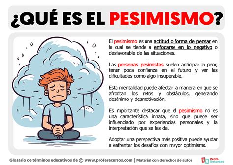 Qué es el Pesimismo Definición de Pesimismo