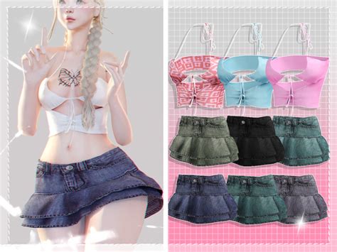 Sims Mods Clothes Sims Clothing Sims Cas Sims Cc Y K Skirt