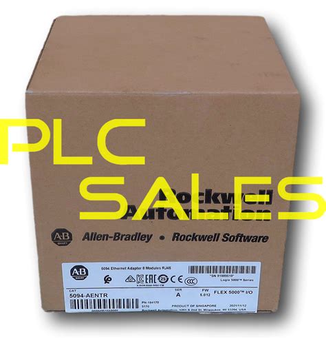 Allen Bradley 5094 AENTR Flex 5000 Ethernet Adapter Module Mfg 2021