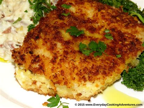 Saveur S Parmesan Crusted Halibut And Mashed Potatoes Everyday