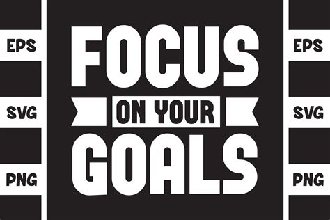 Focus on Your Goals Graphic by Illustrately · Creative Fabrica