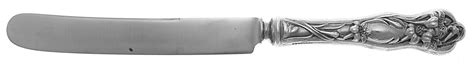 Lily Sterling 1902 No Monograms Old French Hollow Knife With