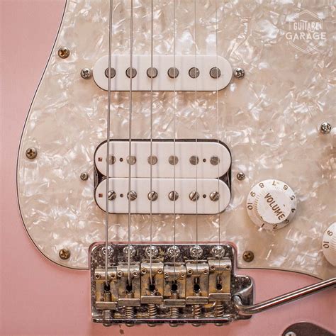 Guitare Garage Strat Hss Shell Pink Matching Headstock Relic Guitare