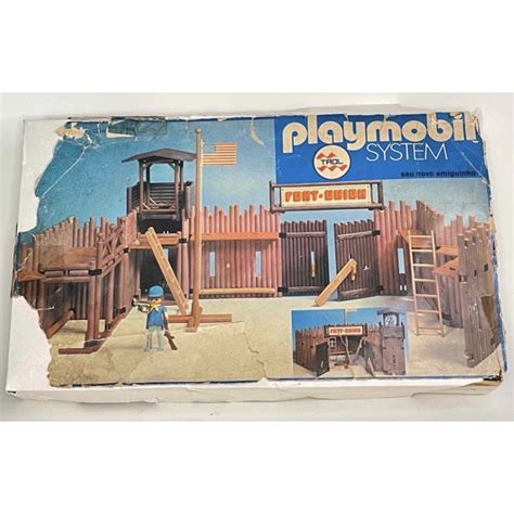 Playmobil Fort Union Trol Velho Oeste Tampa Caixa Original Shopee