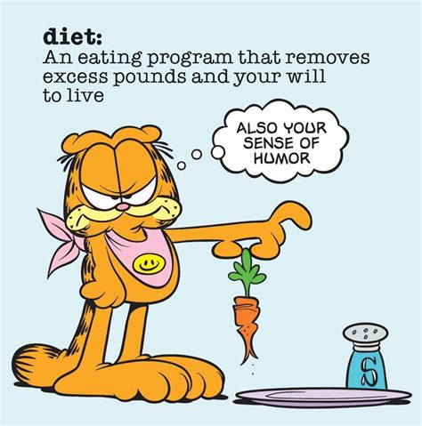 Diet Is Die With A T Garfield Quotes Diet Jokes Garfield And Odie