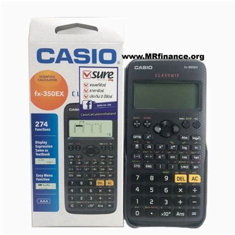 Casio เครองคดเลขวทยาศาตรคาสโอ รน fx 350EX Classwiz Lazada co th