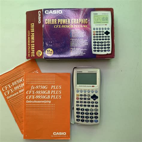 Casio Color Power Graphic Calculator CFX 9850GB PLUS Erix Collectables