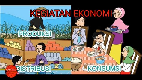 Kegiatan Ekonomi Produksi Distribusi Konsumsi Kelas 4 Sd Ruang Kelas Kak Rahmi Youtube