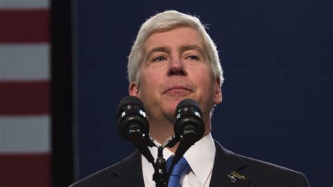 Former Michigan Gov Snyder Charged In Flint Water Probe