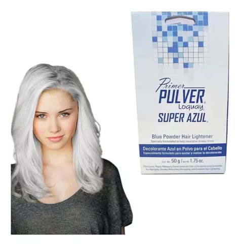 Polvo Decolorante Azul Para Cabello Loquay Primer Pulver G Mercadolibre