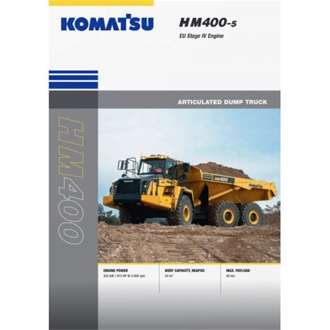 Komatsu Hm Articulated Dump Trucks