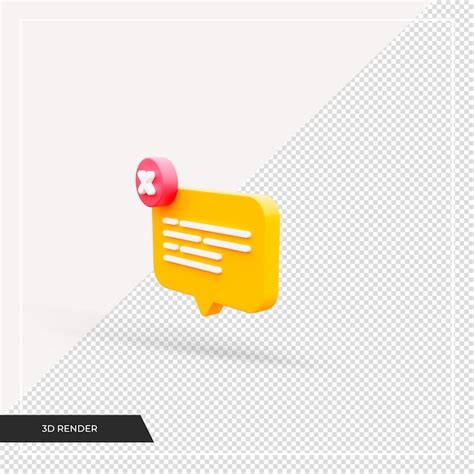 Icono De Chat 3d Aislado Archivo PSD Premium