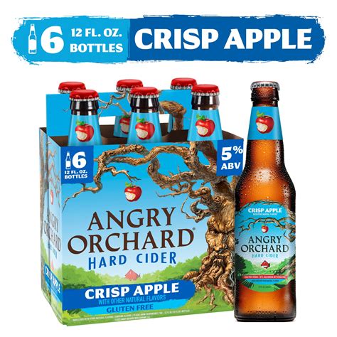 Angry Orchard Crisp Apple Craft Hard Cider Pack Fl Oz Bottles