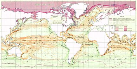 Ocean Currents and Sea Ice from Atlas of World Maps, United States Army ...