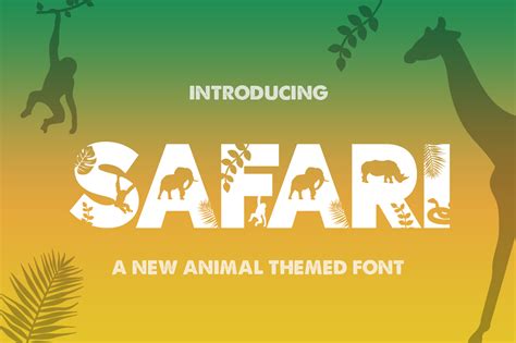 Safari Fonte Por Salt And Pepper Fonts · Creative Fabrica