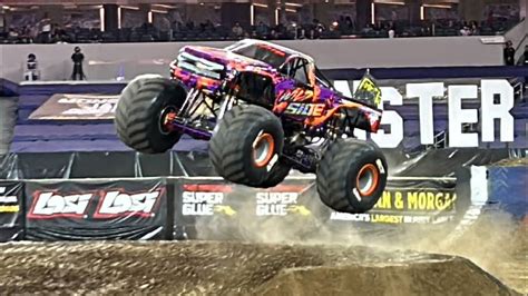 Monster Jam World Finals Xxiii Los Angeles Ca Wild Side Freestyle Youtube