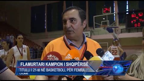 Flamurtari N Basketboll P R Femra Kampion I Shqip Ris Kupa E T