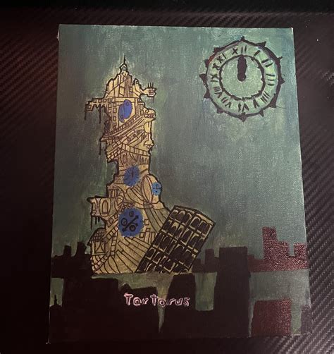 A painting of Tartarus I made for my art class. [OC] : r/PERSoNA