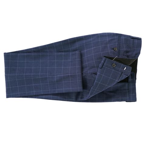 Petrol Blue Check Suit Esclot Suit Tailors London